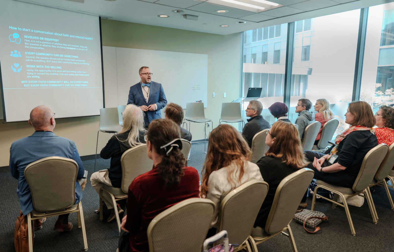 Workshop presentation taking place during the Global Summit